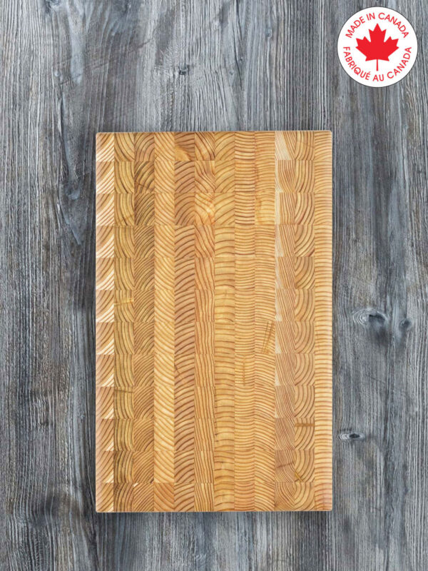 Larch Wood End Grain Cutting Board - Mini
