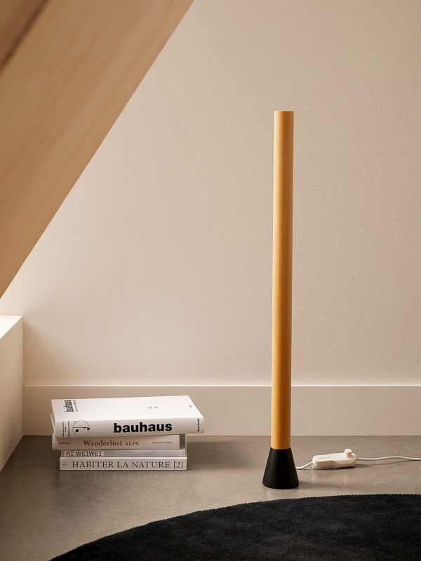 Minimalist Wooden Floor Lamp